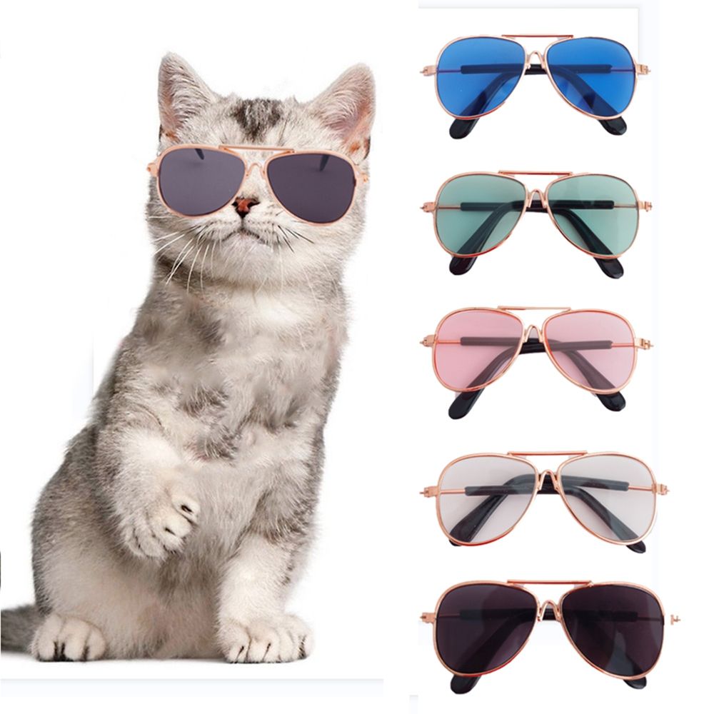 Cute Fashion Pet Accessoires Eye Wear for Small Dog Cat Photos Props Cat Dog Sunglasses Pet Products Pet Glasses