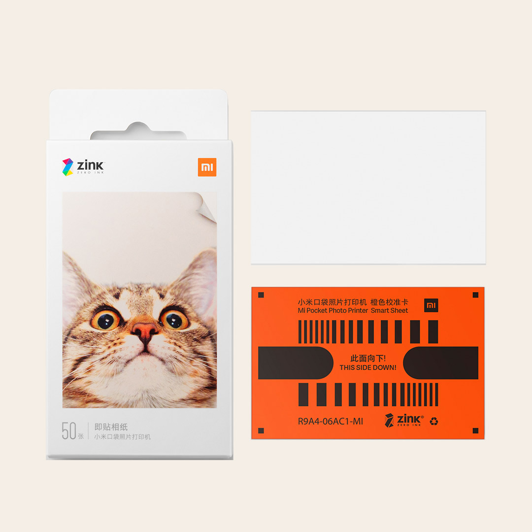 Yuanyan High Quality Zakprinterpapier 100% Xiaomi ZINK AR Pocket Printer Paper Бумага для карманного принтера Self-adhesive Fotopapier