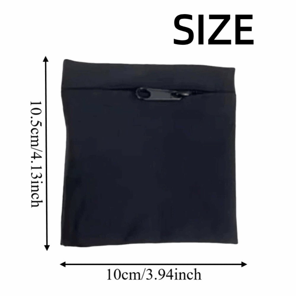 Safe Storage Lightweight Sports Wristlet Bag Zipper Closure One Size Cycling Wrist Bag Adjustable Breathable Running Wrist Bag Gym Fitness