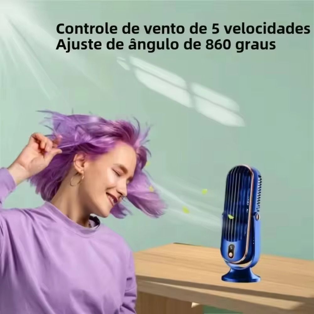 Household Appliances Charging Small Plug in Fan Silent Mute Desktop Electric Fan Portable Durable Quiet Cooling Fans Desktop Office