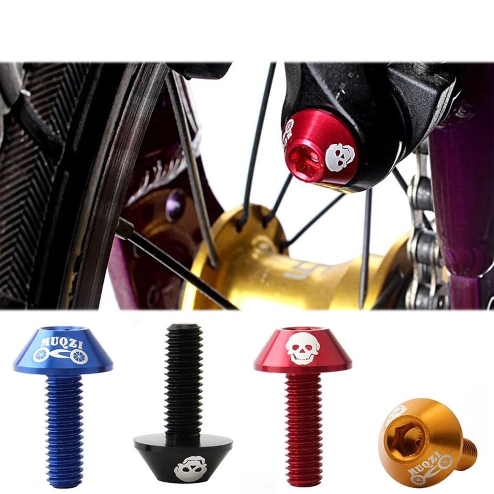 Modification Accessories Bicycle Brake Clamp 7075 Aluminum Alloy MTB M6 Brake Caliper Bolt V-Brake Column Screw V Brake Clamp Screw M6 Screw