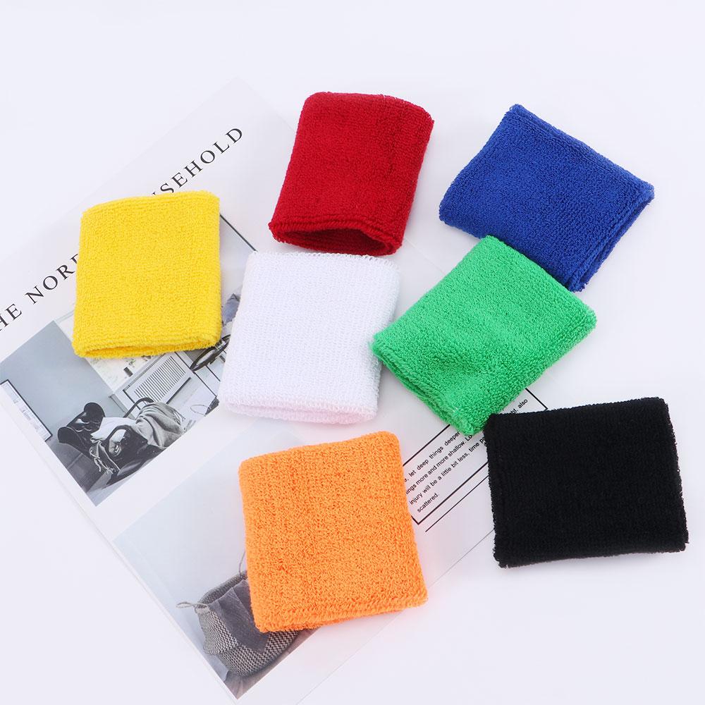 Unisex 2pcs Hand Guards Basketball Running Sweat Band Sweatband Wrist Support Wristband Wrist Protector