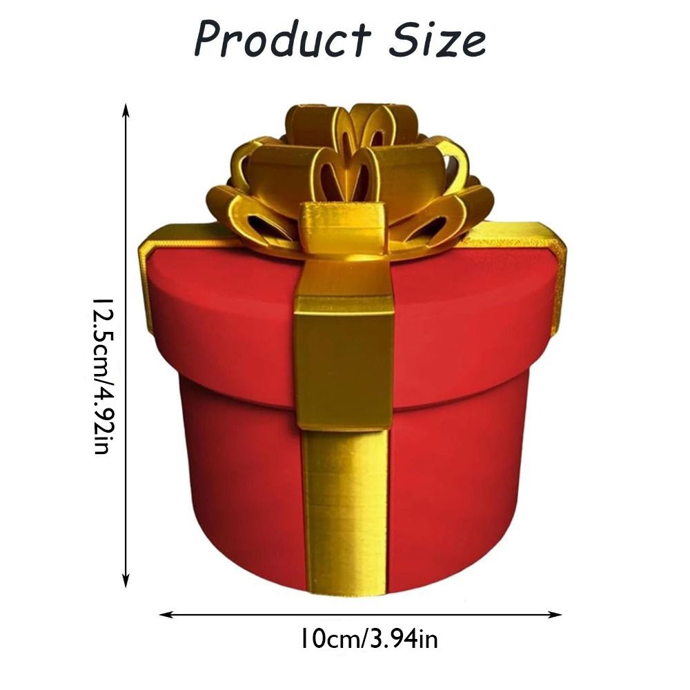 Funny Annoying Gift Annoying Nested Screw Gift Box DIY 3D Printed Annoying Christmas Gift Box Portable Reusable Screw Gift Boxes for Children's