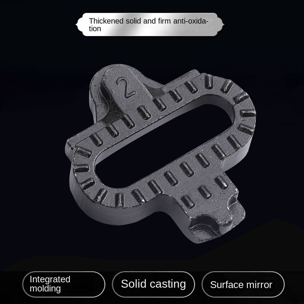 MTB Durable Cleats Locking Plate Cycling Lock Pedal Riding Shoes Splint Set Pedal Lock Tabs Crank Cleats Screw Set Bicycle Shoes Cleats Bicycle Pedal Cleat