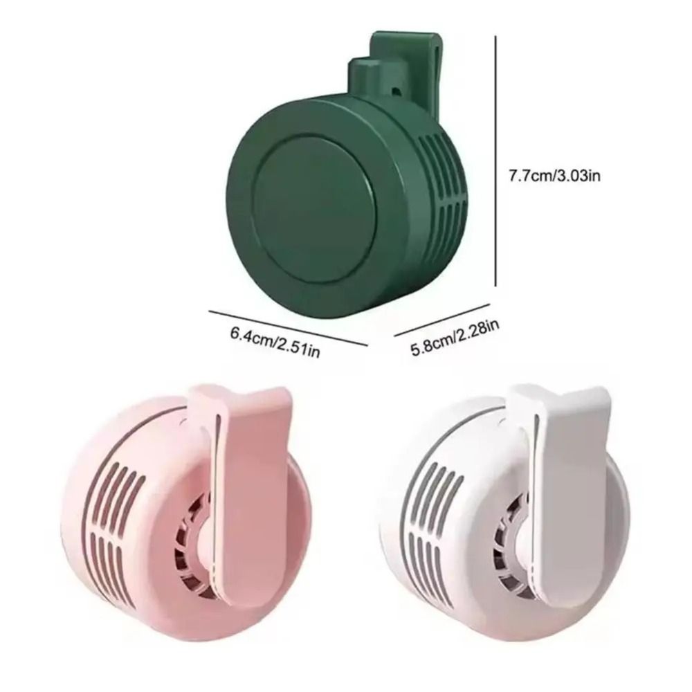 Compatible Small Size Clip-on Fan High Air Flow Lightweight Design Portable Hanging Fan Powered Ultra Quiet Personal Cooling Fan Outdoor Travel