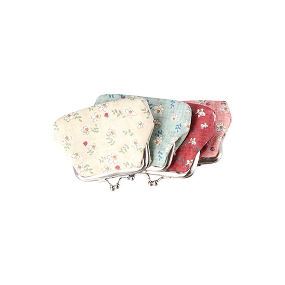 Cute Vintage Hasp Purse Lady Retro Money Clip Small Wallet Coin Purse Clutch Bag