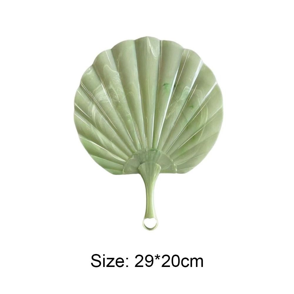 Gift Plastic Hand Held Fan Imitation Shell Traditional Chinese Chinese Style Fan Summer Cooling Fans Wedding Decoration