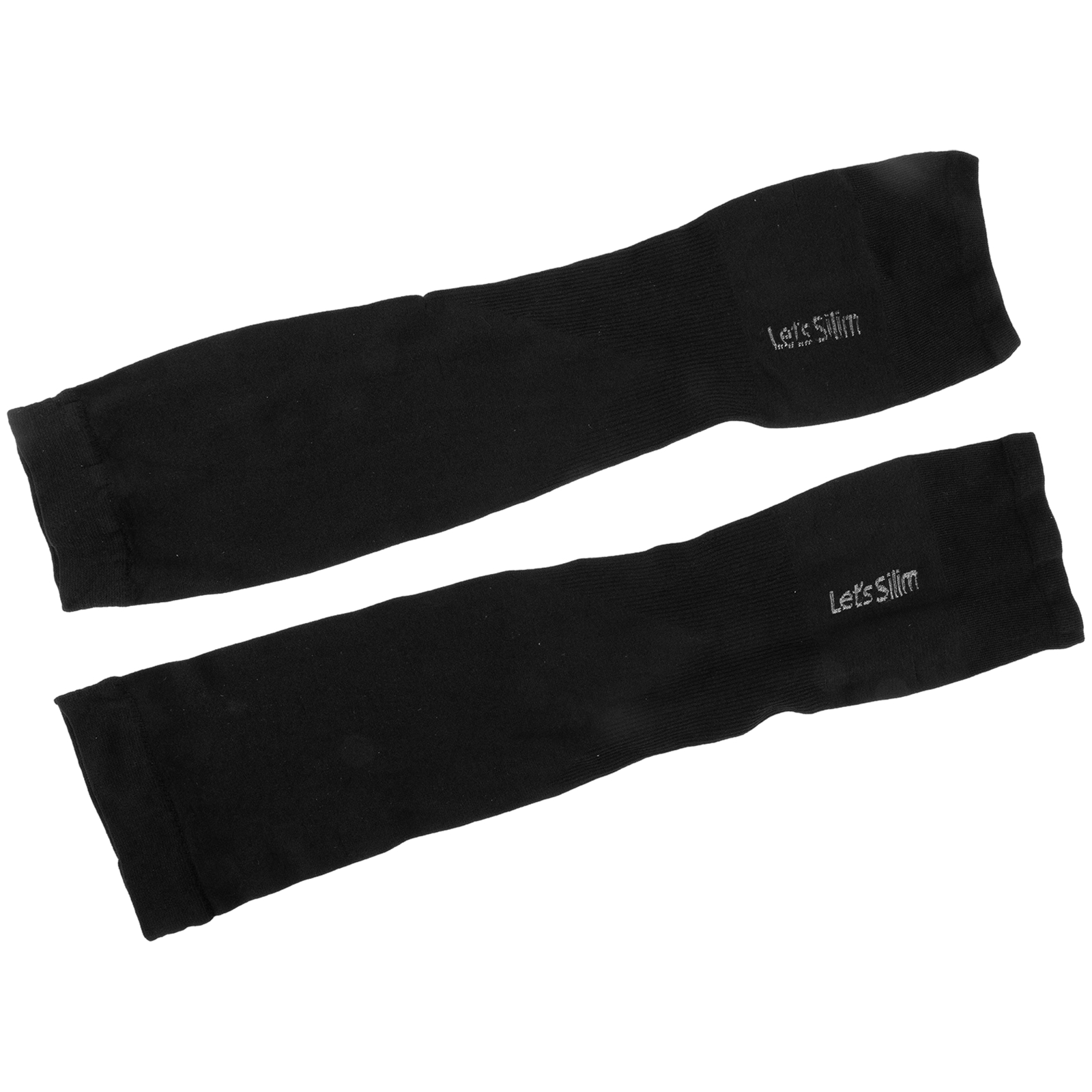 Yuanyan 1 Pair Black Arm Sleeves Summer Sports No-Deformation No Fall Outdoor Protection Bicycle Bike Fishing Ice Silk Fabrics Knee