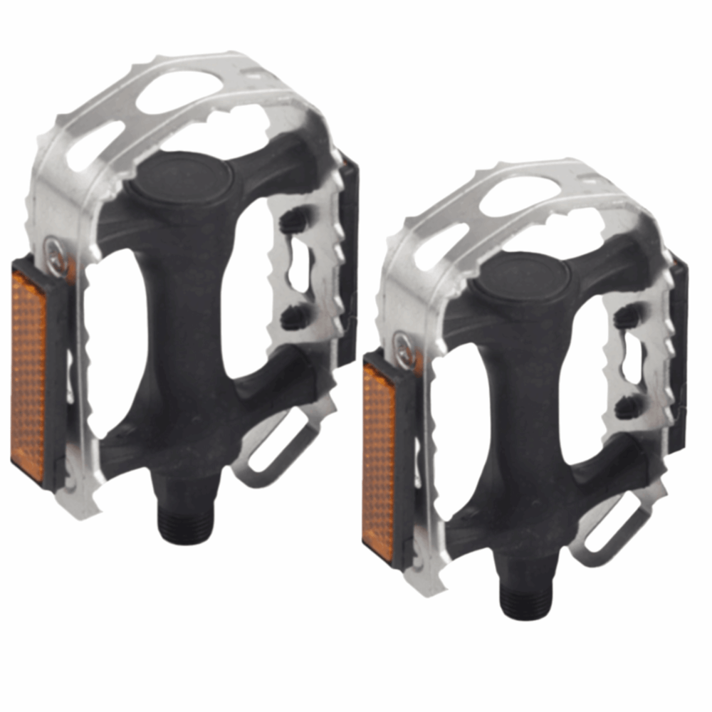 1 Pair Durable Anti Skid Bike Pedals Black Lightweight Cycling Pedals Long Lasting High Hardness Mountain Bike Pedals Bicycle Accessories