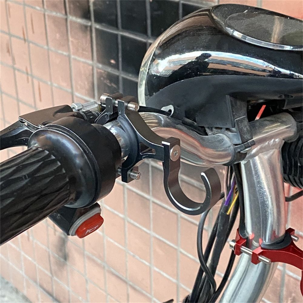 Electric Car Aluminum Alloy Electric Scooter Gadget Hook Front Organizer Helmet Hanger Bicycle Hook Scooter Hook Handlebar Fixed Claw Hanging Bag Hook