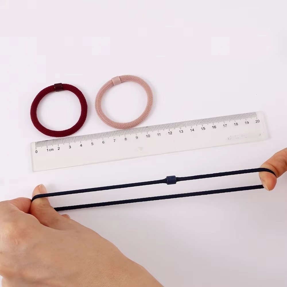 5PCS Durable Mix Color Hair Ties Knitted Styling Decoration Scrunchies High Elastic Hair Accessories for Women Girls