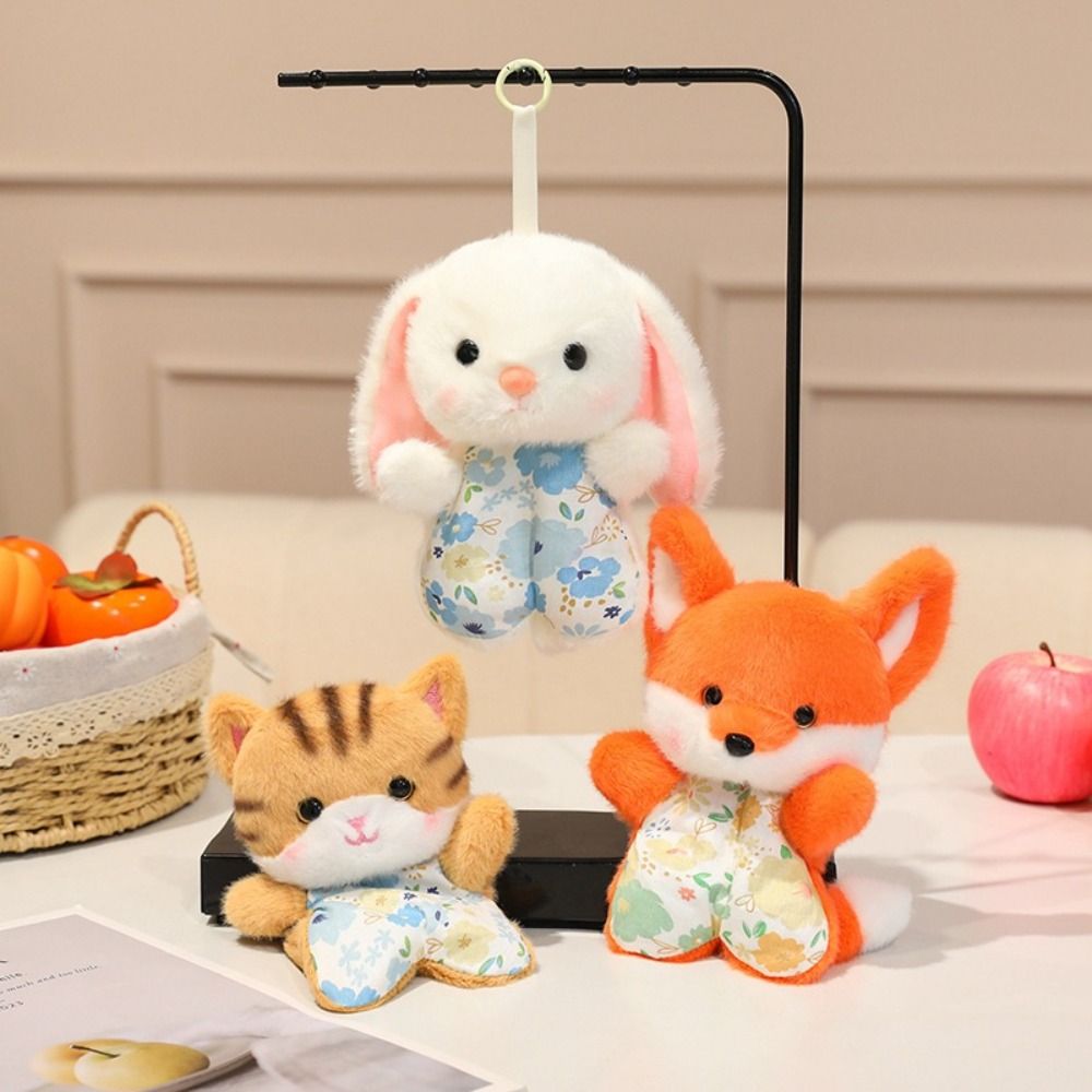Kawaii Cartoon Bean Bag Animals Plush Doll Soft Fluffy Texture Decompression Stuffed Animals Otter Rabbit Decompression Bean Stuffed Toy Office Desk