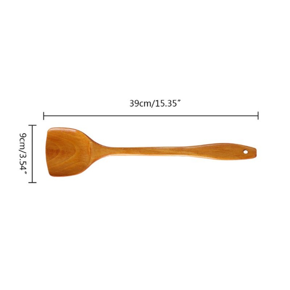 Cookware Wooden Wooden Shovel Bamboo 39cm Cooking Spatula Not hurt pot Long Handle Cooking