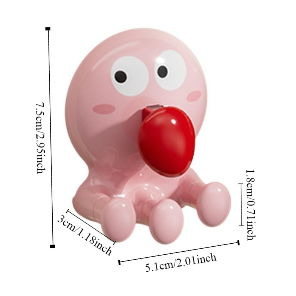 2/3pcs Cute Cartoon Octopus Suction Cup Hooks Strong Load-bearing Traceless Towel Storage Hooks Decorative No-Punch Hanging Hanger Bathroom