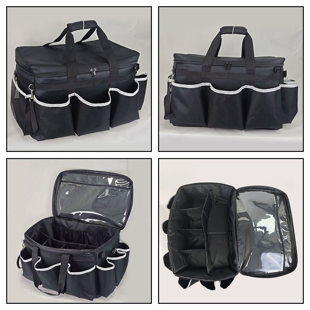 Practical Waterproof Car Wash Tool Bag Wear-Resistant Large Capacity Car Detailing Bag Heavy Duty Oxford Cloth Auto Repair Tool Storage Bag Kitchen
