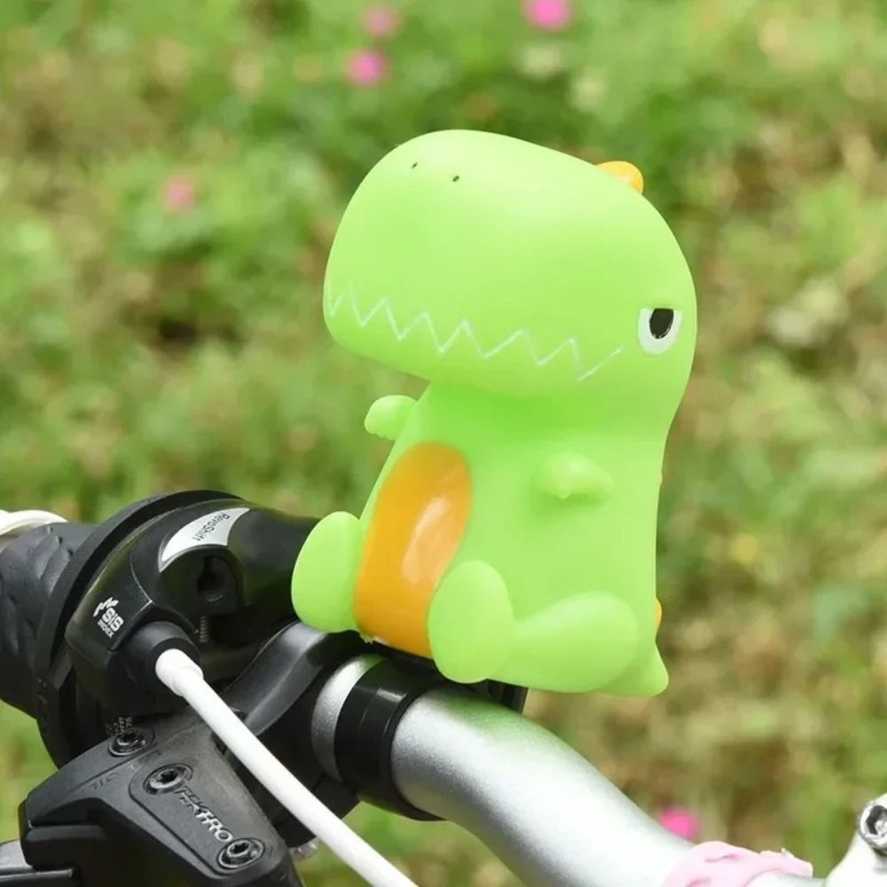 Safety Warning Horn Panda Cartoon Bicycle Bell Super Loud Bell Horn Dinosaurs Bike Air Horn Lovely Cartoon Frog Bicycle Horns Children's Mountain Bike