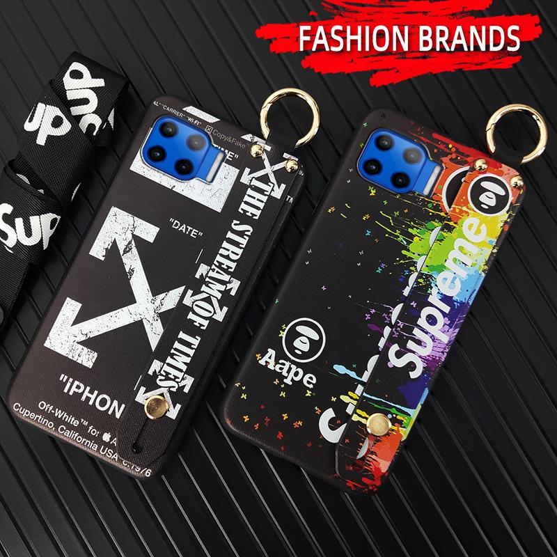 Wristband Trendy Phone Case For Samsung Galaxy A07 Anti-dust Durable Dirt-resistant Fashion Design Kickstand Silicone