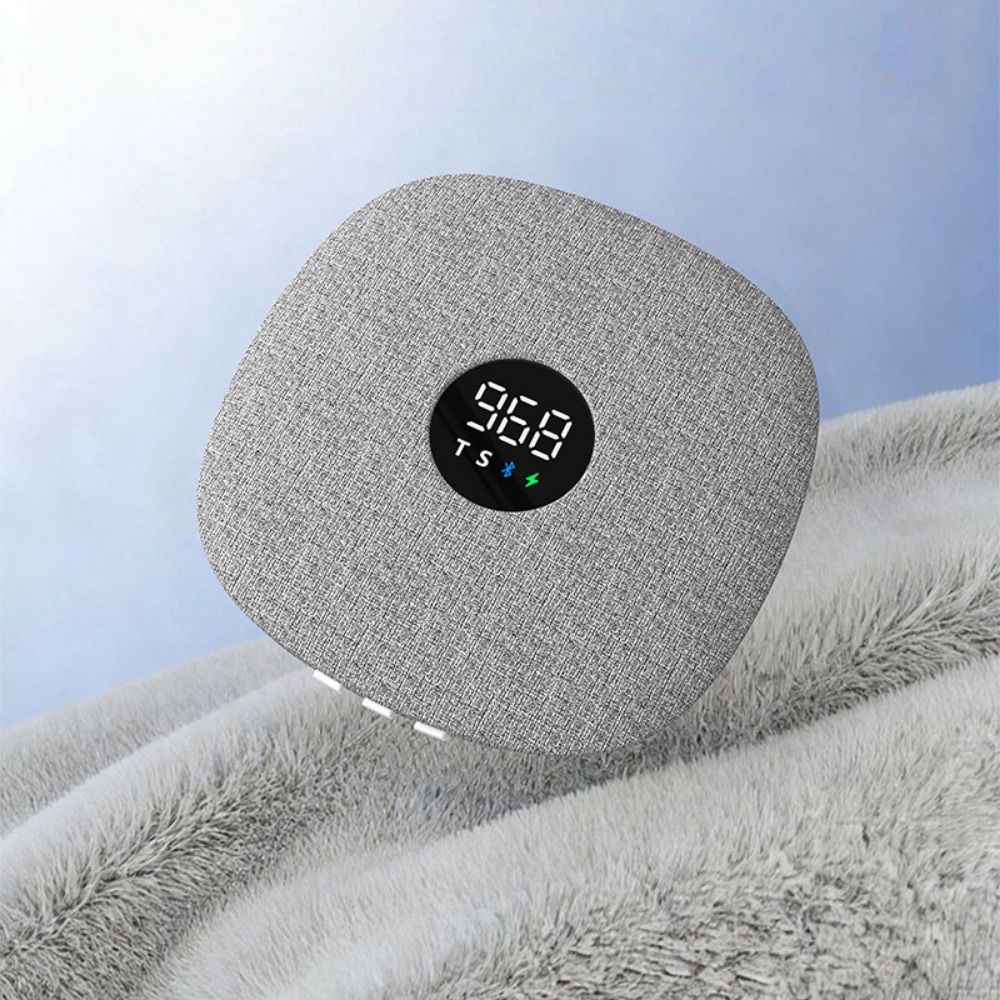 Gift Bluetooth 5.4 Under Pillow Bluetooth Speaker Sleep Aid HiFi Stereo Sound Sound Machine Bone Conduction LED Display Bedroom Pillow Speaker Insomnia Relief