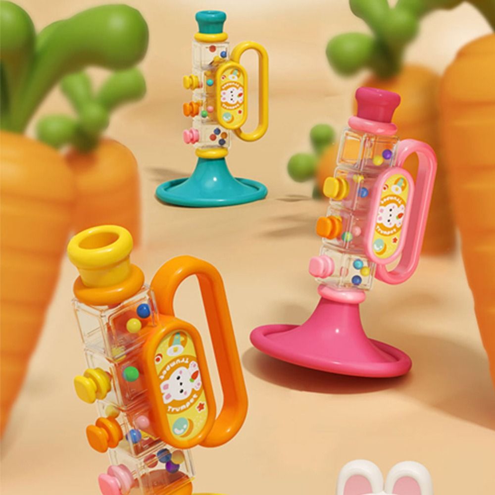 Educational Lovely ABS Rabbit Parent-child Anti-scratch Children Trumpet Music Enlightenment Musical Instrument Early Education