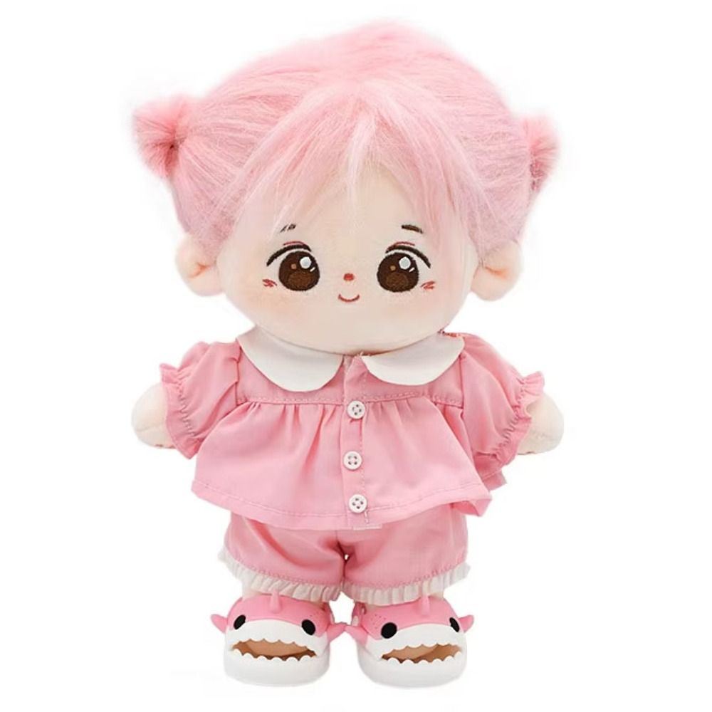 Set Cute Lace 20cm Cotton Doll's Clothes Toy Accessories Multi Color Doll Summer Pajama Set Mini Outfit No Attribute Doll Clothes Children Gift