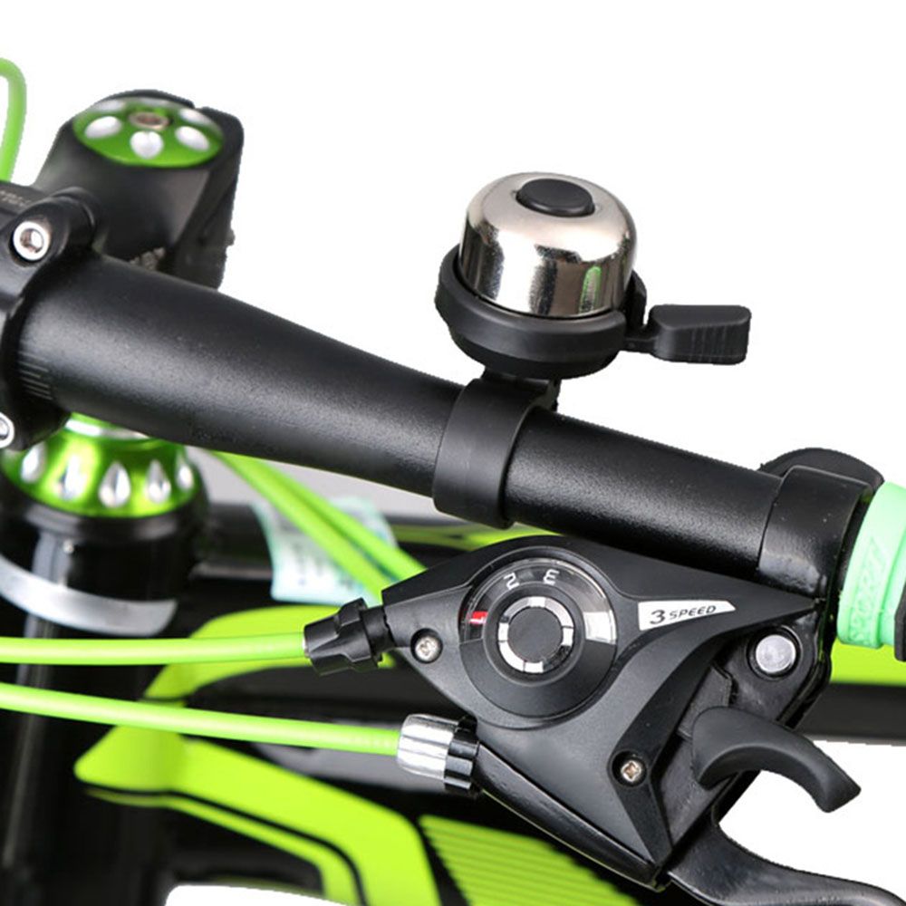 Classical Practical Black Bicycle Accessories Safety Cycling Alarm Ring Bicycle Bell Bike Sound Handlebar Ring Bike Horn