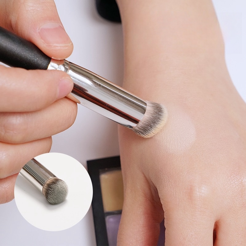 Wenefang Fashion 1/2/5 pcs Foundation Concealer Brush, Premium Contour Blusher Brushes, Flawless Under Eye Dense Face Makeup Brush For Blending