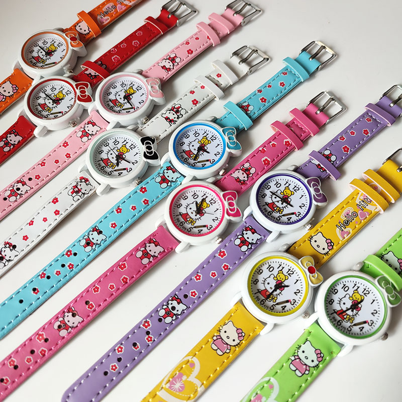 【Cheap】New Anime Cartoon Children Cute Boys and Girls Quartz Watch with Belt