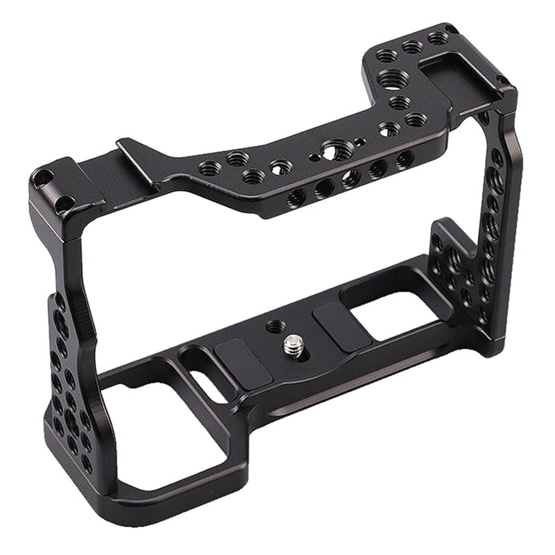 For Led Light Compatible Camera Cage A7III A7M3 A7RIII A9- Aluminum Alloy Design with Cold Shoe Mount