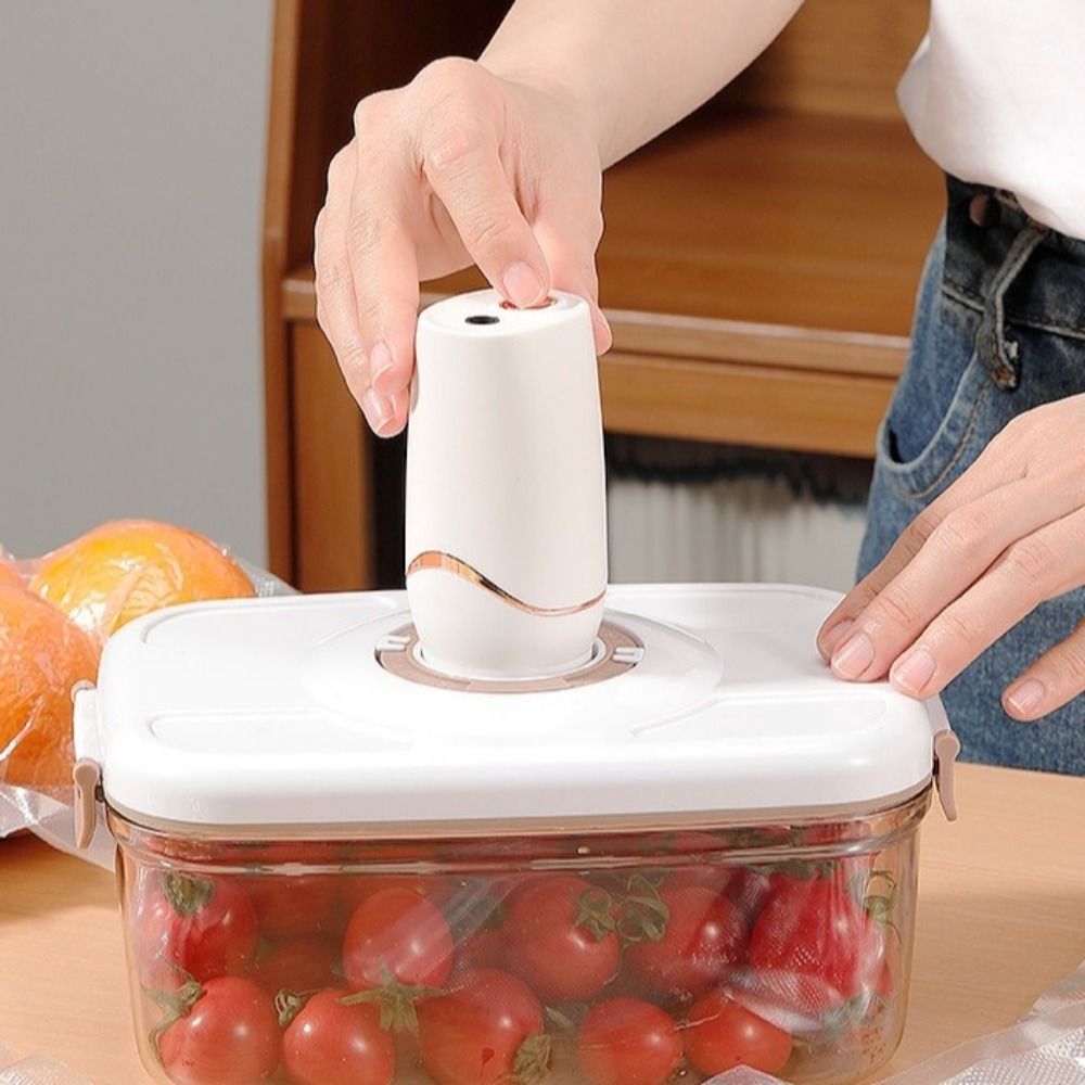 Compact Wireless Electric Vacuum Sealer Pump Space Saving Labor Saving Vacuum Bag Pump Handheld Rechargeable Handheld Vacuum Sealer Home Kitchen
