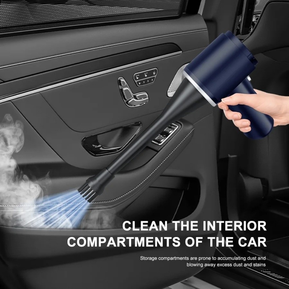 Cordless Portable Car Vacuum Cleaner Wet And Dry Handheld Wireless Vacuum Cleaner Powerful Motor Charging Handheld Dust Remover Carpet Cleaning