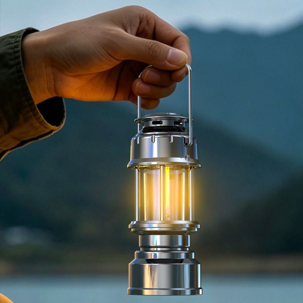 Tent Retro Style Horse Lantern Portable LED Camping Light Long Lasting Waterproof Camping Lantern Travel