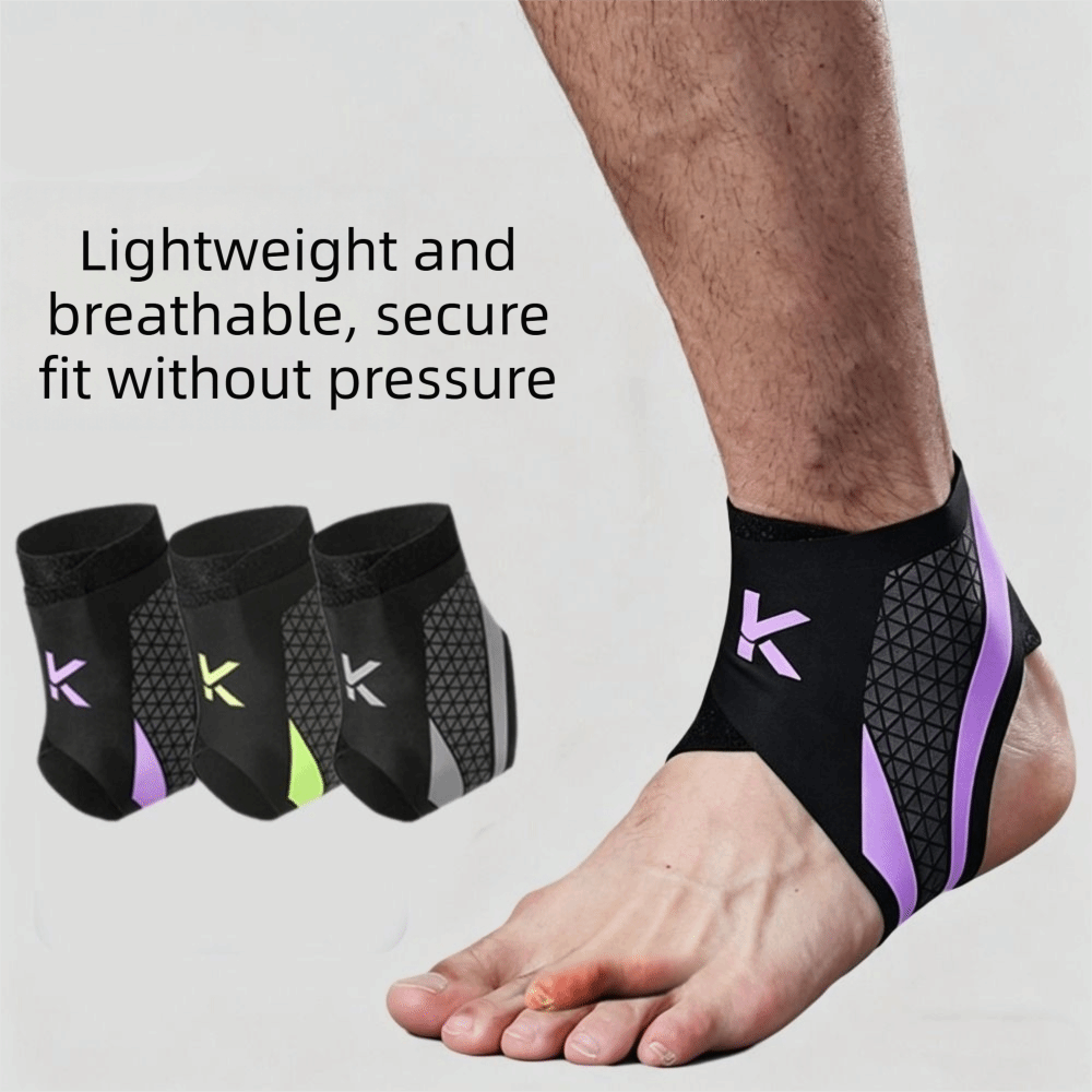 Motion Brace Breathable Ankle Support Brace Bi-directional Strap Anti sprain Ankle Protection Cover Ankle Support Thin Ankle Foot Sleeve Sports