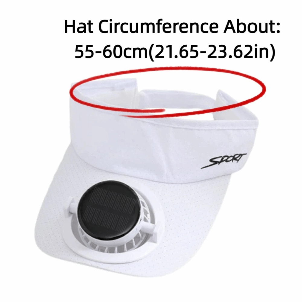 Gift Breathable Solar Fan Hat Elastic Rechargeable Wide Brim Fan Hat Portable UV Protection Cooling Sunshade Hat Beach
