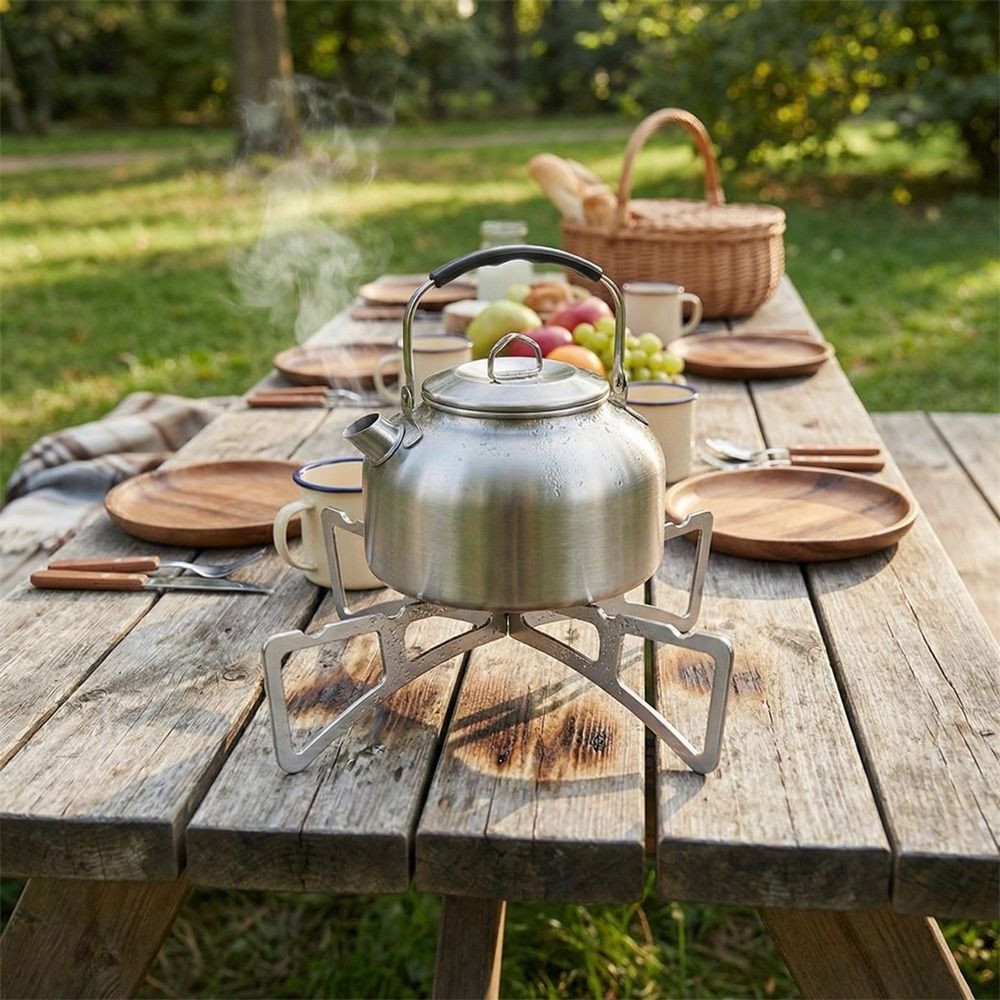 Portable Stainless Steel Steaming Rack Folding Compact Rack Heat Insulation Cooking Stand for Kitchen