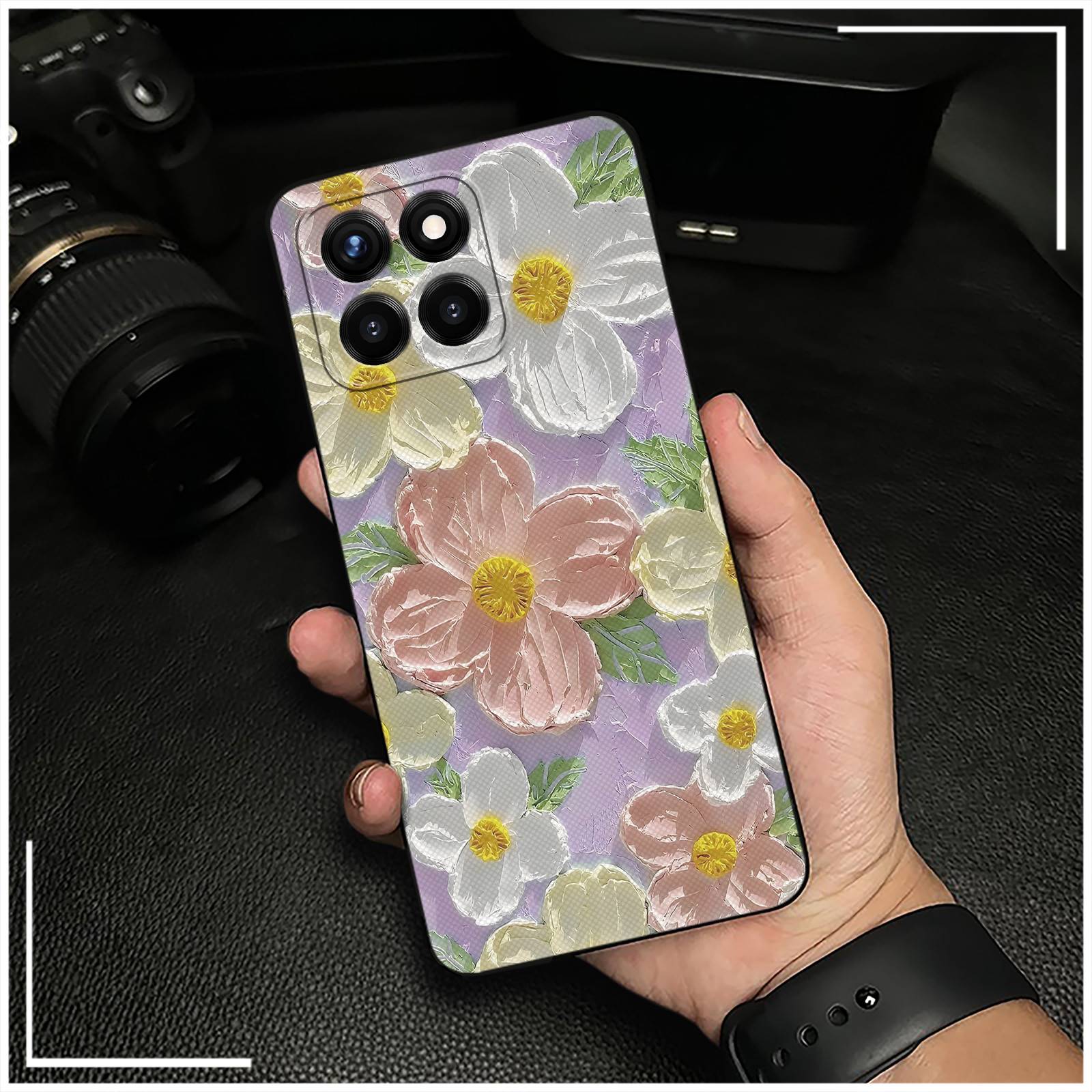 Cartoon Anti-knock Phone Case For Honor X8 5G/X8A 5G/70 Lite/X6 4G/X6S/Play30M Silicone Oil Painting Graffiti Soft case