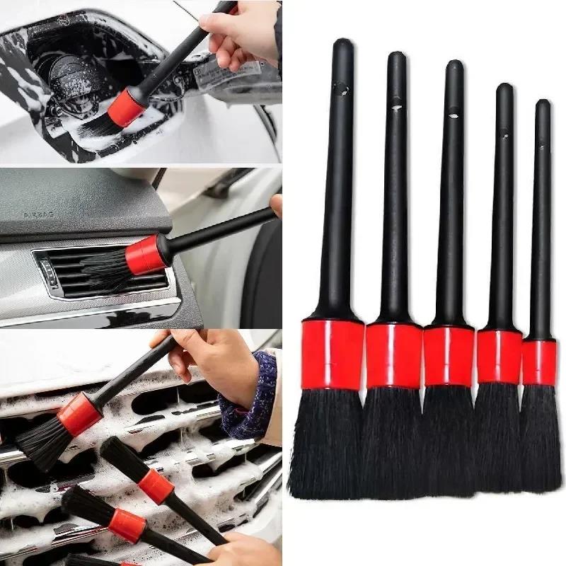 Wenefang Fashion Detailing Brush Set Car Brushes Car Detailing Brush For Car Cleaning Detailing Brush Dashboard Air Outlet Wheel Brushes