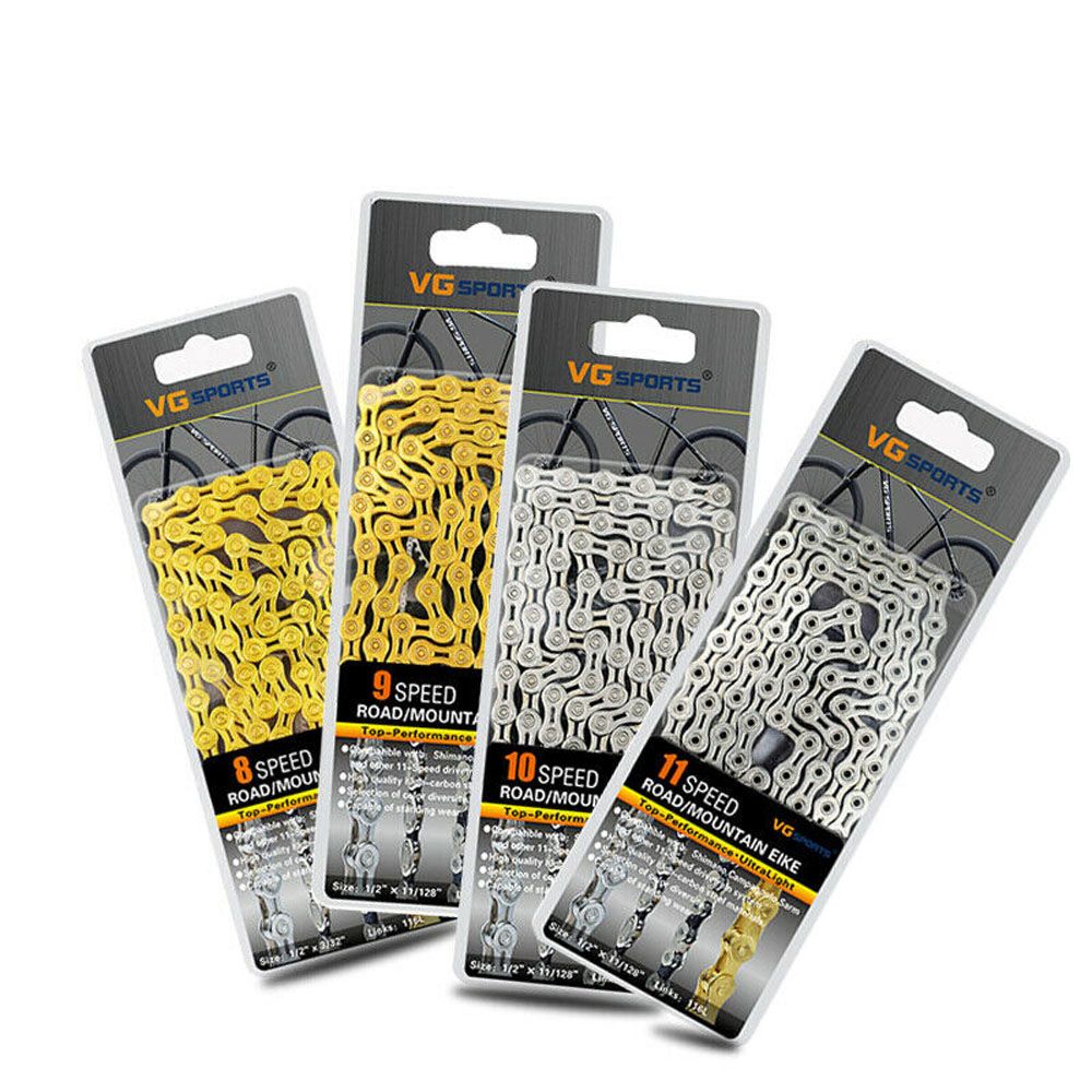 116 links Durable Cycling Half Hollow Chain Road Bike Mountain Bike Bicycle Chains Bike Chains Bicycle Accessories Bicycle Parts