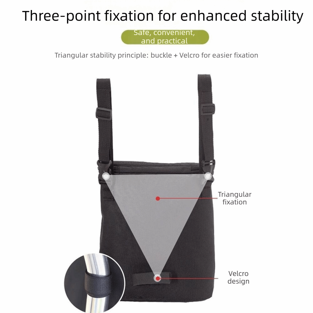Carry Bag Waterproof Bicycle Front Tube Bag Portable Multifunctional Bicycle Handlebar Bag Adjustable Durable Cycling Storage Bag Riding Bag