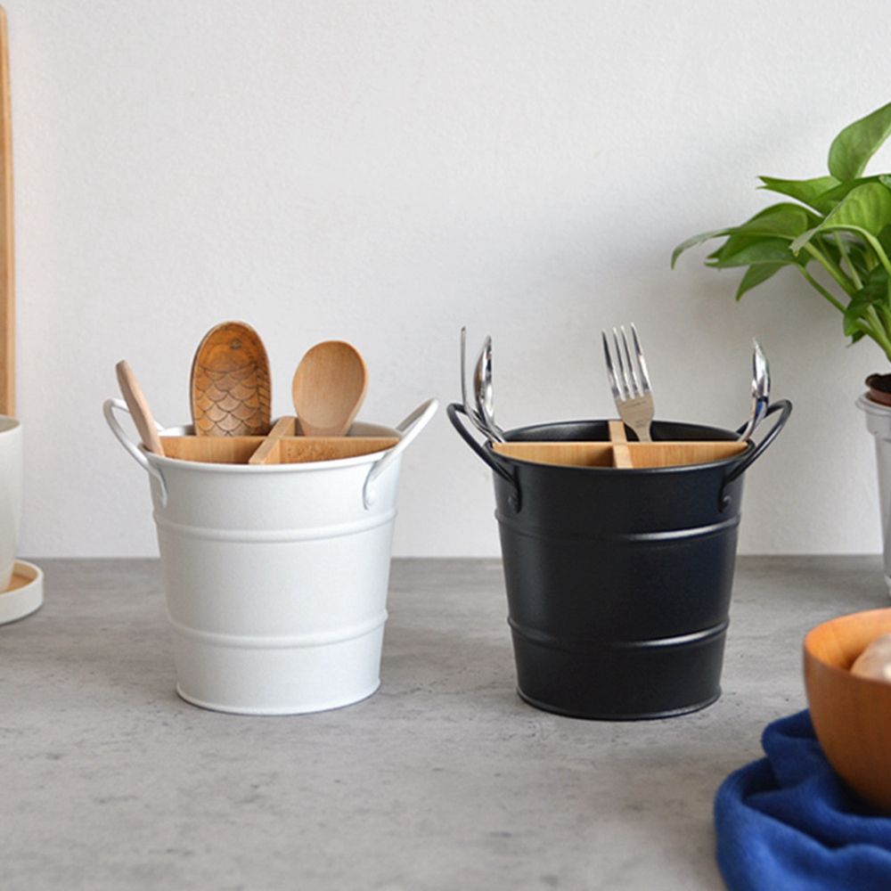 Fork Racks Storage Shelf Kitchenware Cooking Tool Chopstick Holder Spoon Stand Cutlery Organizer Bamboo Tableware Holder