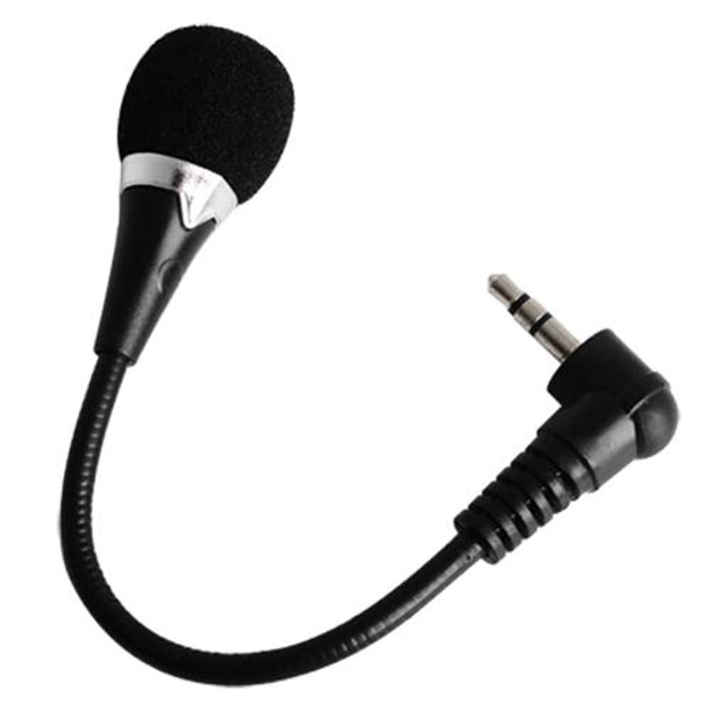 Wired Jack Audio for Laptop PC Desktop Small Studio High Quality 3.5mm Microphone Black Plug Mic Mini