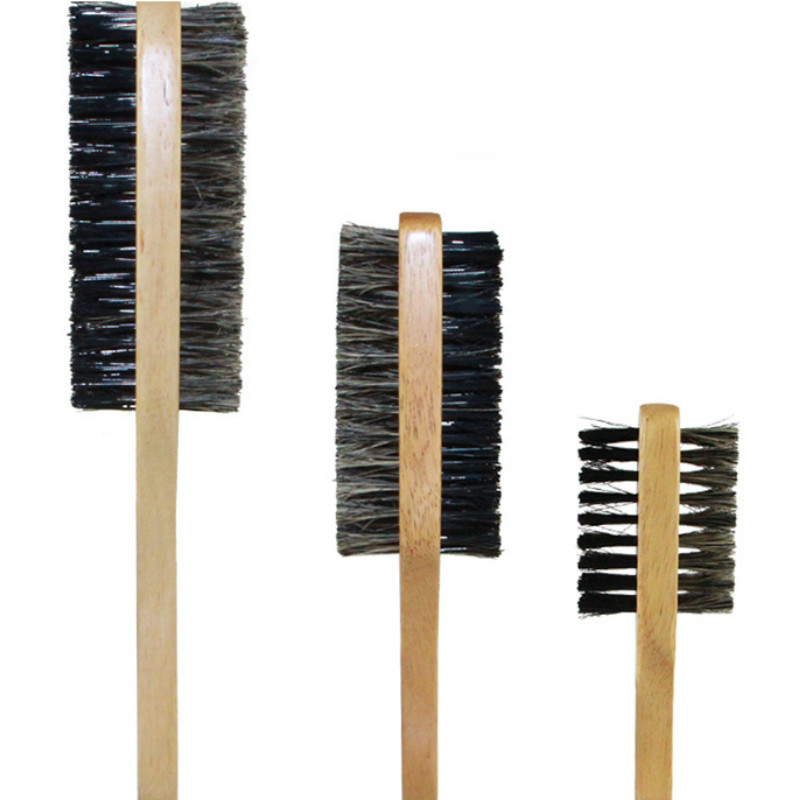 Wenefang Fashion Men Boar Bristle Hair Brush - Natural Wooden Wave Brush for Male, Styling Beard Hairbrush for Short,Long,Thick,Curly,Wavy Hair