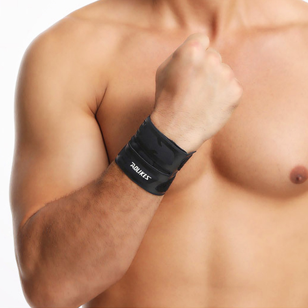 Wenefang Fashion 1Pcs Sport Compression Wrist Brace Thin Breathable Adjustable Hand Wrap Support Wristband Basketball Badminton Tennis Unisex