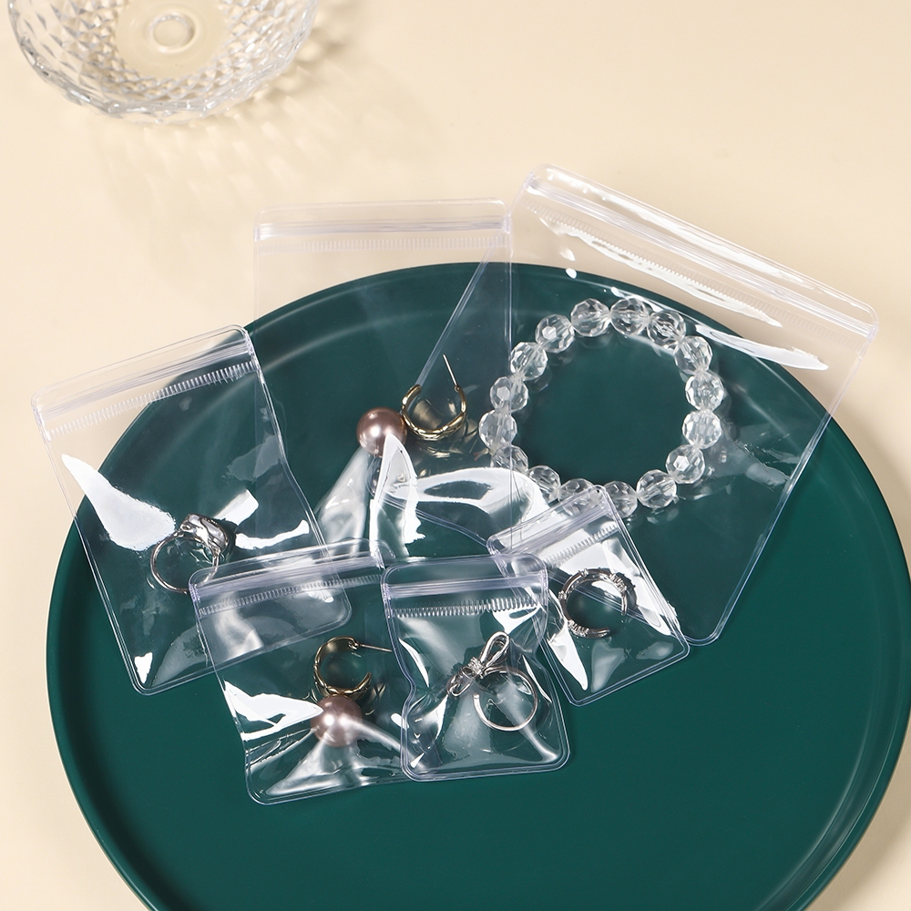 St.kunkka 10/20Pcs Transparent OPP Ziplock Bag High Quality Jewelry Bag for Jewelry Storage