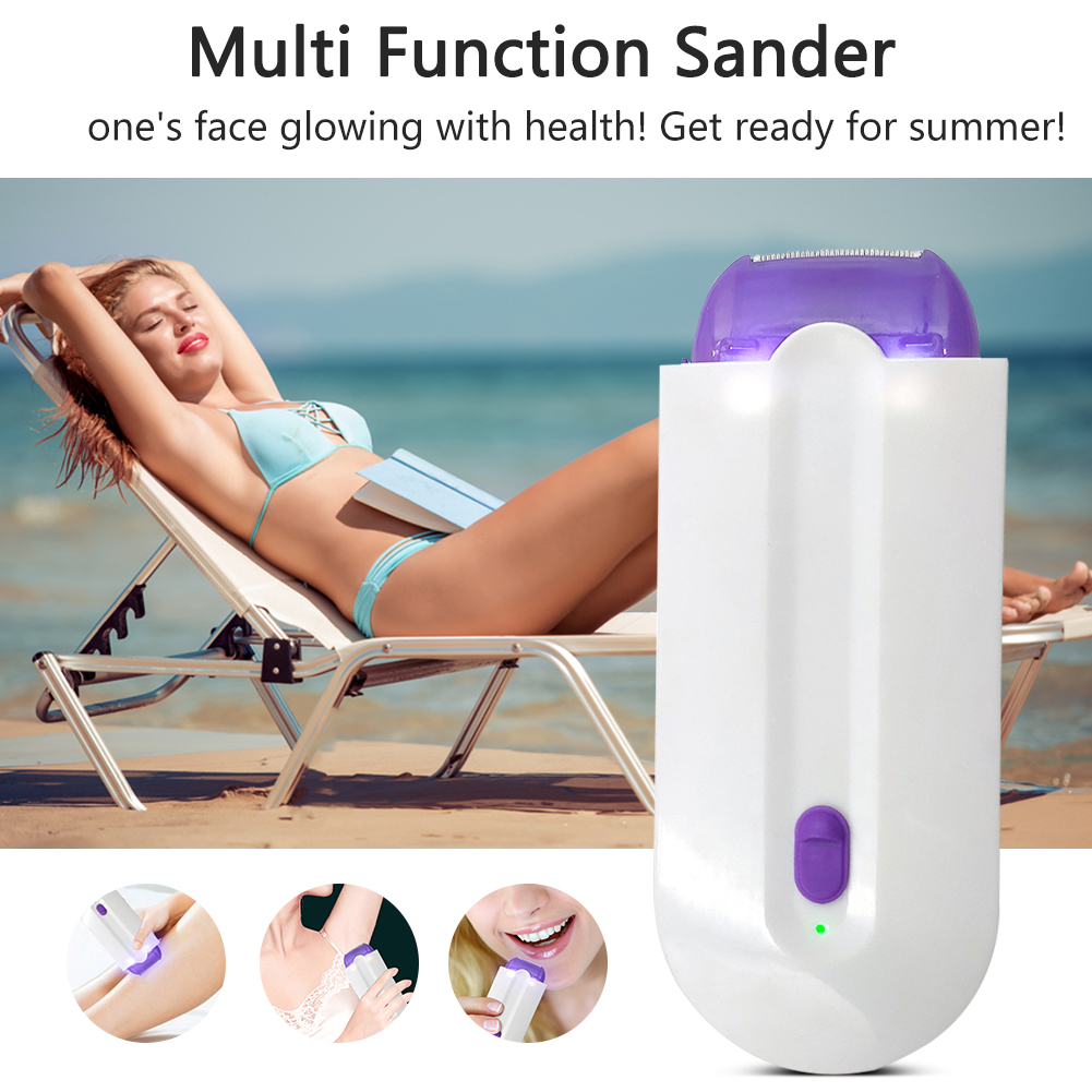 Wenefang Fashion Woman Electric Epilator Professional Safety Hair Remover Epilator Painless Portable Inductive Epilator Chargable Home-Use Device