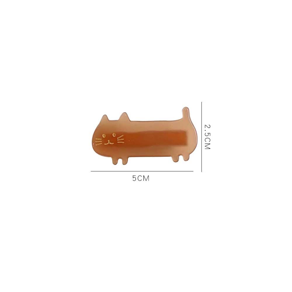 Cute Girls Plastic Female Cat Cartoon Animal Hair Accessories Women Barrettes Hairpins Hair Clips