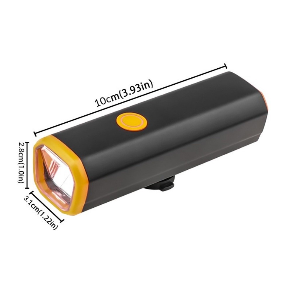 Portable Aluminum Alloy Mountain Bike Light Ultra Bright Waterproof Cycling Lamp U-Shaped Beam Bicycle Headlight Cycling