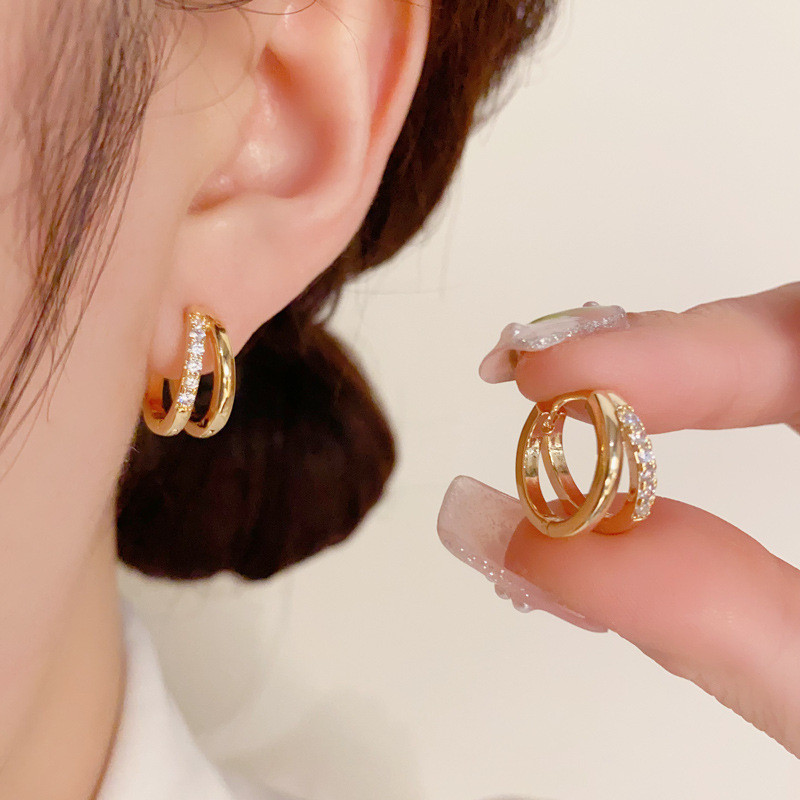 Simple Pearl Earrings for Women Retro Gold Jewelry Women Lady Fashion New Accessories