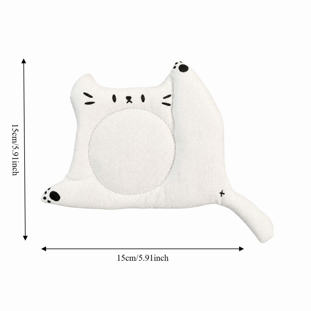 Portable Cute Fabric Cat Coaster Washable Delicate Insulation Pad Vintage Bowl Mats Office