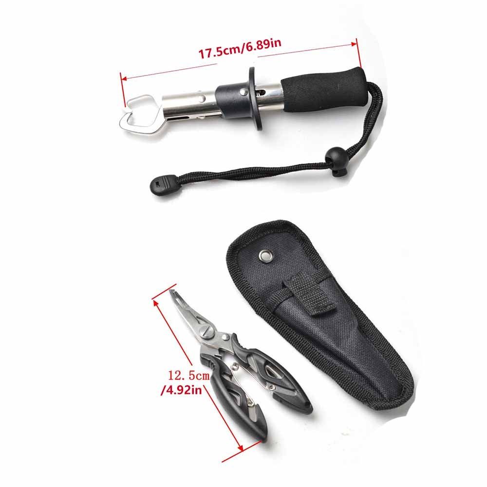 Multifunction Stainless Steel Fishing Pliers Grip Control Not Injuring Fish Fish Lip Gripper Durable and Sturdy Not Easy To Loosen Fish Controller Set Fish Control