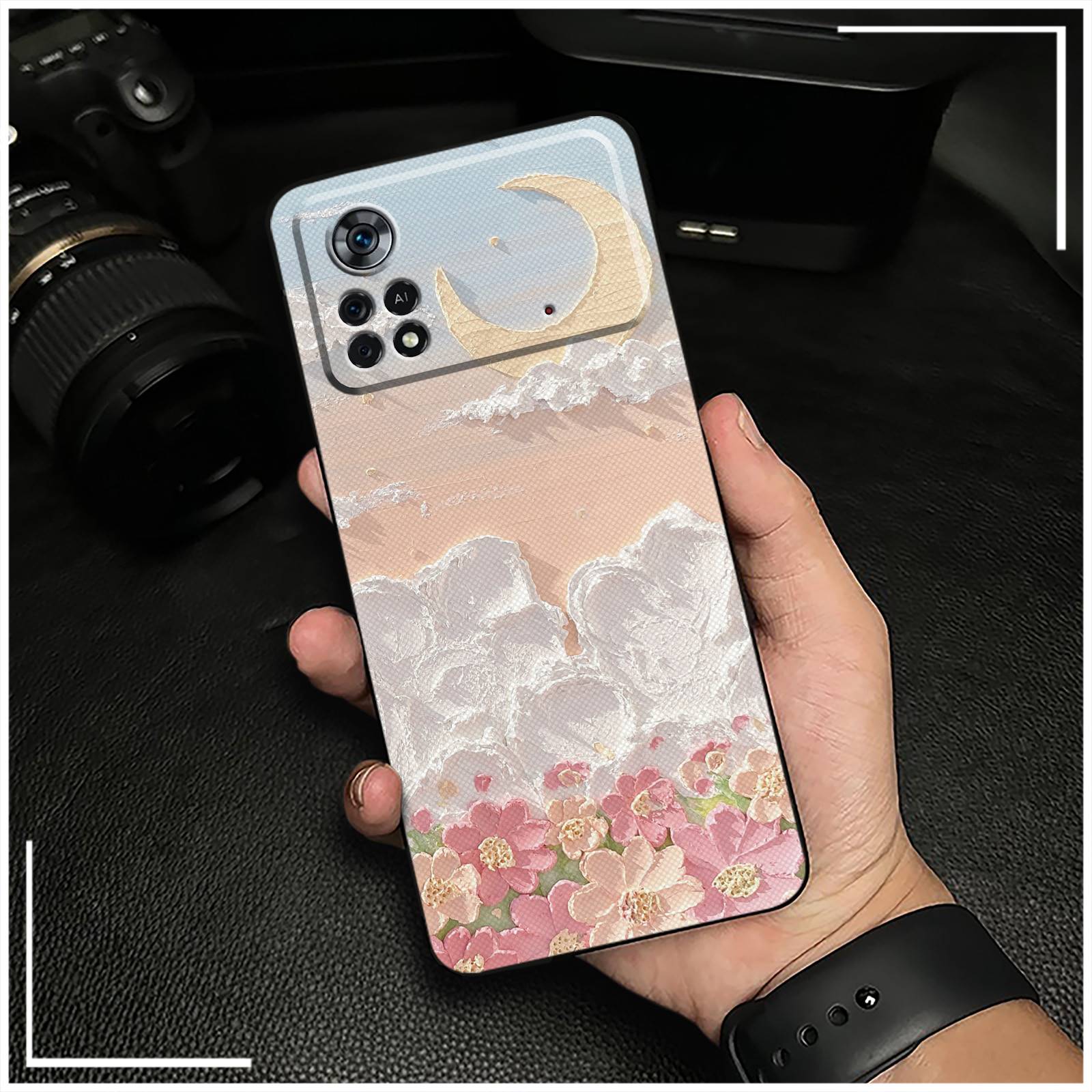 Cartoon Soft case Phone Case For Xiaomi Poco M7 Pro 5G Shockproof Back Cover Durable Oil Painting Full wrap Anti-dust